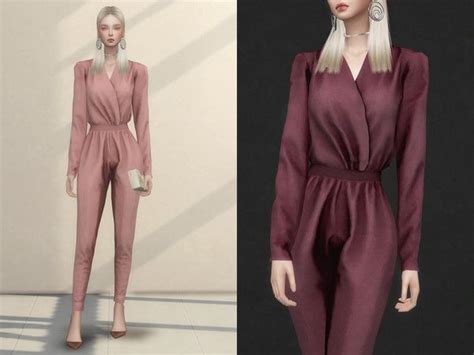 Chloemmm S Chloem Jumpsuits Sims 4 Dresses Sims 4 Mods Clothes Sims 4