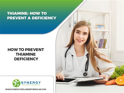 Thiamine: How To Prevent A Deficiency - Synergy Wellness Formulas