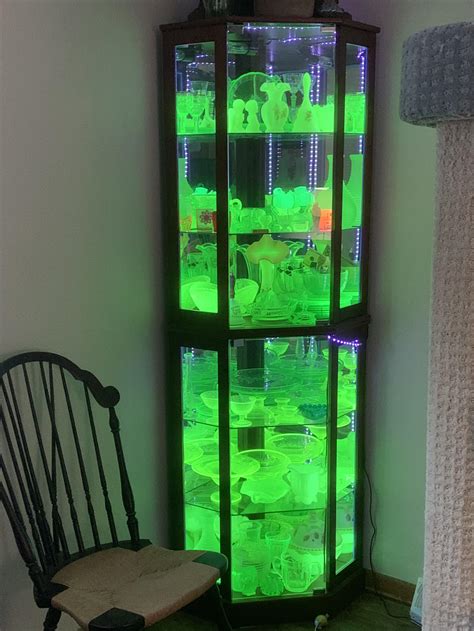 Helped My Mom Unpack Her Uranium Glass Collection And Install Uv Lights Rinterestingasfuck