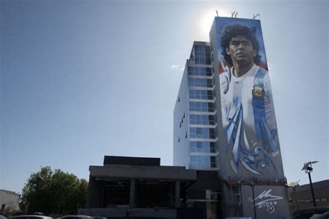 Inauguraron Los Dos Murales De Maradona M S Grandes Del Mundo