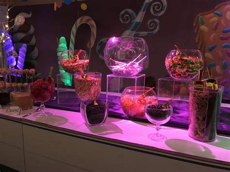 Candy And Candies On Display In Front Of A Window At A Candy Shop With