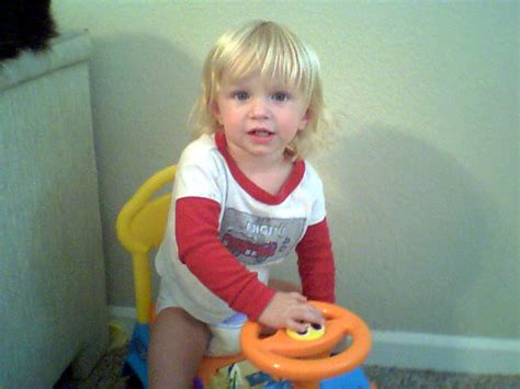 Brylee Playing On Her Toy Car Jay Adkins Flickr