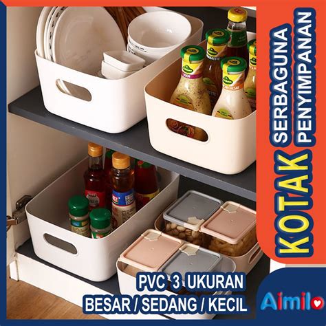 Jual Aimilo Kotak Penyimpanan Serbaguna Bin Organizer Multifungsi