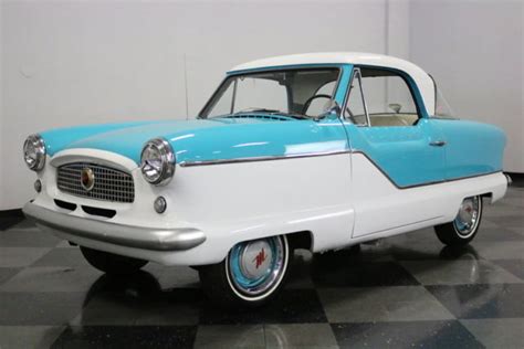 1961 Nash Metropolitan 1011 Miles Teal Coupe Inline 4 3 Speed Manual