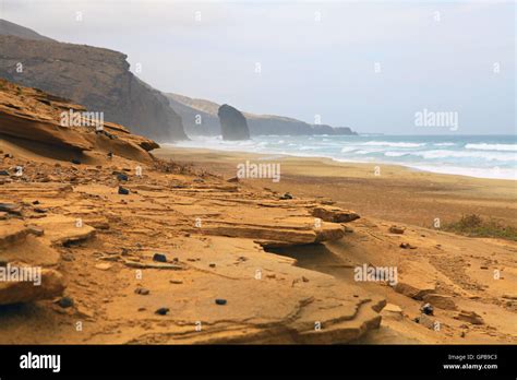 Volcanic coast of Fuerteventura. Canary Islands, Spain Stock Photo - Alamy