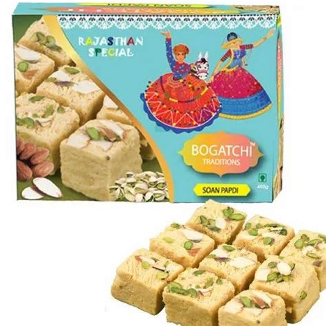 Bogatchi Cultural Special Soan Papdi Premium Gift For Diwali 450G At