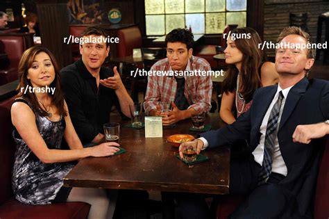 HIMYM cast represented by subreddits : r/HIMYM