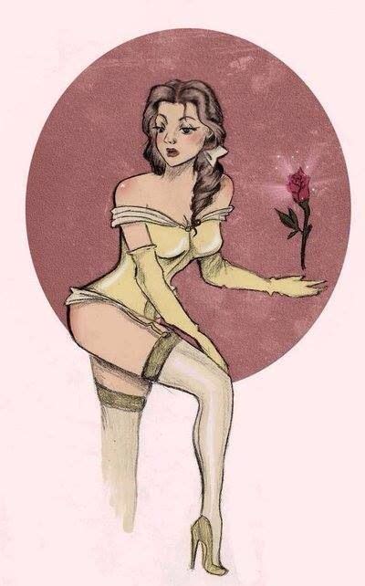 Disney Princesses In Lingerie Art Artofit