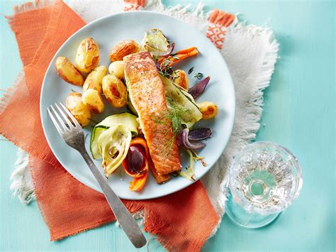 Geroosterde Groenten En Krieltjes Met Zalm Boodschappen