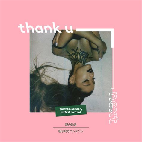 Re-designed 'Thank U, Next' album cover' - Entertainment Talk - Gaga Daily