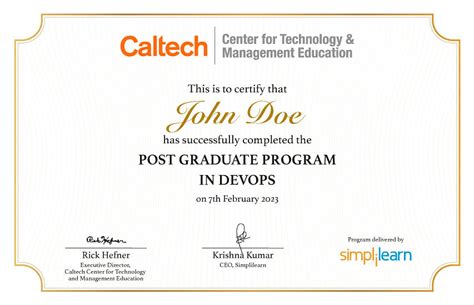 Devops Program By Caltech CTME | Online Devops Certificate Course