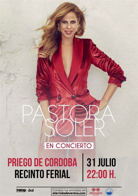 Venta De Entradas Pastora Soler En Concierto En Priego De C Rdoba