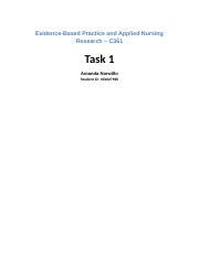 Task1Revised Docx Evidence Based Practice And Applied Nursing