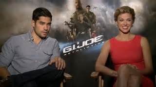 D J Cotrona Adrianne Palicki G I Joe Retaliation Interview