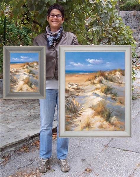 Ganivelles Dans Les Dunes Tableau Deco Mer