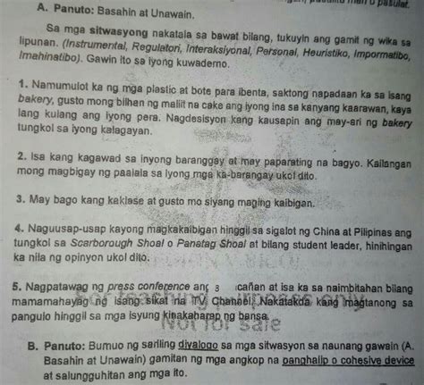 Sitwasyong Nagpapakita Ng Gamit Ng Wika Sa Lipunan Brainly Mahirap