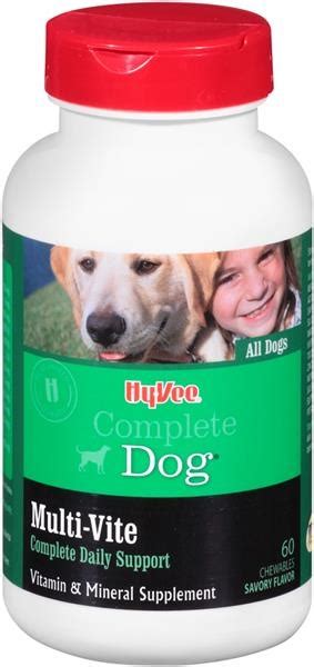 Hy Vee Complete Dog Multi Vite Vitamin And Mineral Supplement Chewable