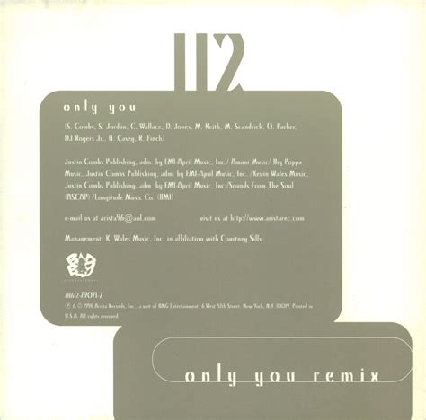 Promo, Import, Retail CD Singles & Albums: 112 - Only You - (Remix ...