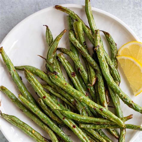 Air Fryer Spicy Green Beans Food Banjo