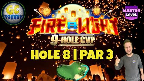 Master Qr Hole Par Hio Fire Light Hole Cup Golf Clash