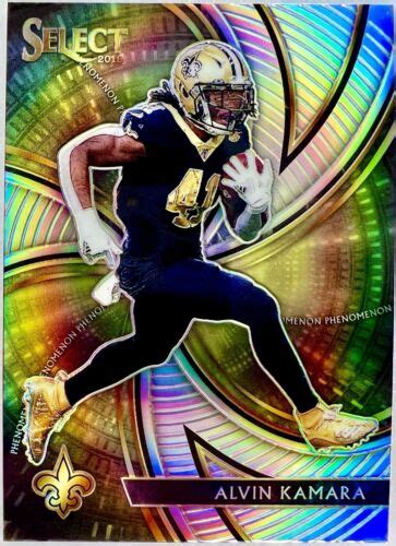 Panini Select Phenomenon Silver Prizm Alvin Kamara Saints New