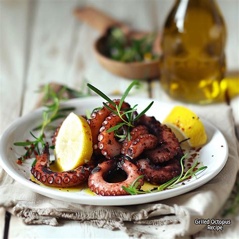 Grilled Octopus Recipe: Sizzle and Serve for Seafood Lovers! - The ...