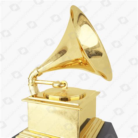 Grammy Award Trophy 3D Model | FaceQuad