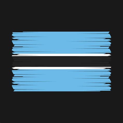 Botswana Flag Vector 21726768 Vector Art At Vecteezy