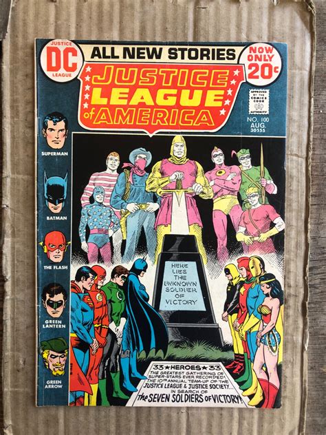 Justice League Of American 100 Aug Comic Books Copper Age HipComic