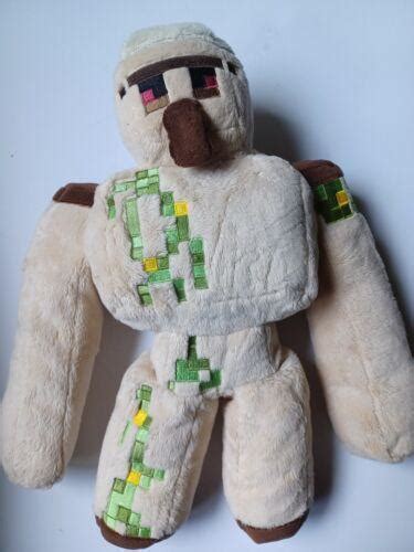 Mojang Minecraft Iron Golem Plush Jinx Stuffed Doll Spin Masters Animal ...