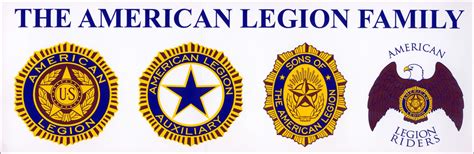 Legion Family Bumper Sticker - American Legion Flag & Emblem