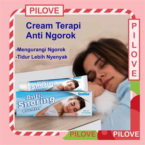 Jual Pilove Cod Paket Ampuh Cream Terapi Obat Anti Ngorok Mendengkur