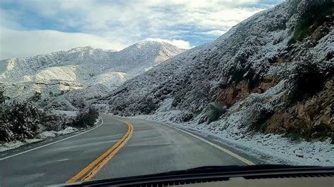 Driving The Scenic California State Route In Azusa To Crystal Lake