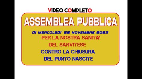 Assemblea Pubblica Nov Contro La Chiusura Del Punto Nascite