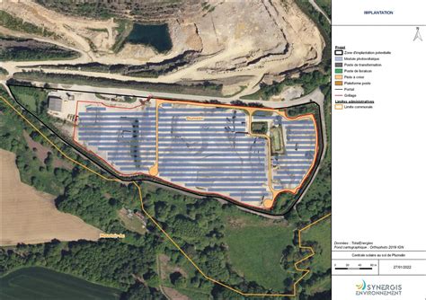 Plumelin une centrale photovoltaïque en service fin 2025