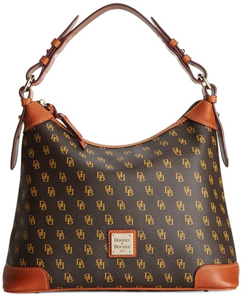 Dooney And Bourke Gretta Hobo Shoulder Bag In Brown Lyst