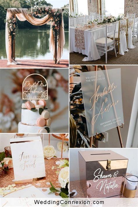 Glamorous Rose Gold Wedding Decor Elegant Wedding Ideas Rose Gold