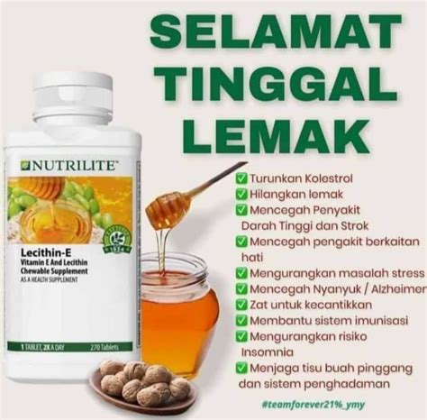 Nutrilite Lecithin E Untuk Selamat Tinggal Lemak Ddelightazwien