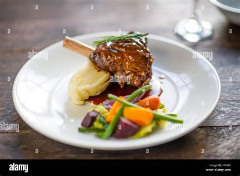 Mediterranean Style Wine Braised Lamb Shanks With Vegetables 13 Lamb