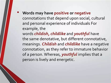 Connotative And Denotative Meaning And Translation Issues PPT