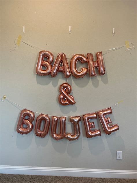 Bach And Boujee Balloon Banner Bachelorette Party Balloons Etsy