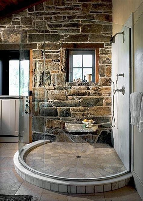 25 Awesome Natural Stone Bathrooms Homemydesign