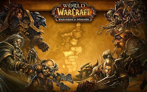 Hd Wallpaper Draenor Fantasy Warcraft Warlords World Wow