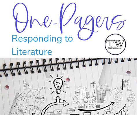 One Pagers As A Response To Literature —