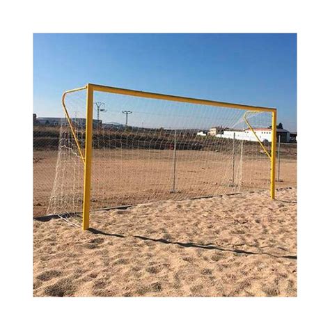 Juego Porterías Fútbol Playa Acero Ø100mm Dondeporte