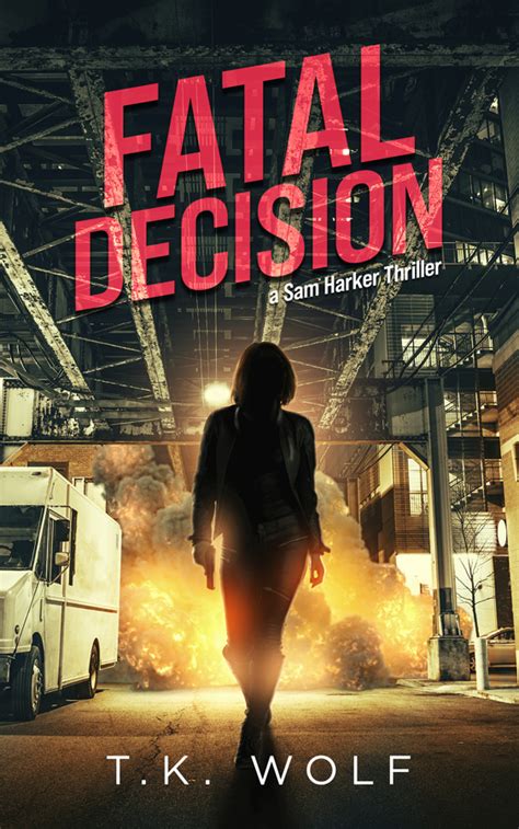 Action Thriller Book Cover Fatal Decision - Books Covers Art