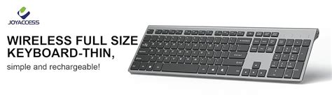 Amazon Joyaccess Rechargeable Keyboard Wireless J Slim And Full