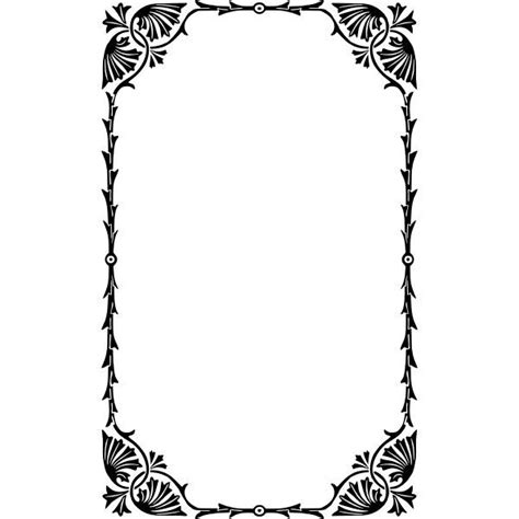 Leafy Frame Rectangular Black Free Svg Free Svg Frame Clipart Frame