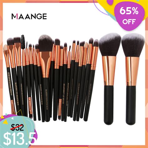 Maange Makeup Brushes Set Blush Cosmetic Foundation Powder Eye Shadow