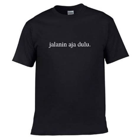 Jual Kaos Sablon Kata Kata Shopee Indonesia